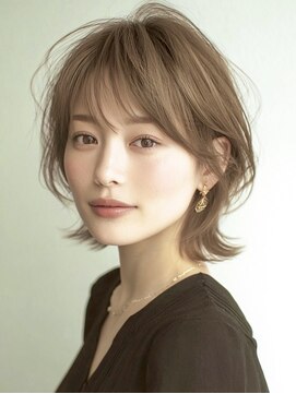 ハーツ(Heart's) 大人ショート　白髪ぼかし　脱白髪染め　ハイライト40代50代60代