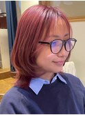 レイヤーカットショートボブショートカット顔周りカット韓国30代