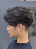 【セロ東辻井】フェザーパーマ/ビジネス向け/メンズカット