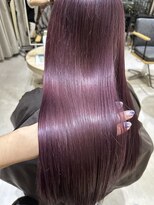 ジーナ ガーデンズ千早(Zina)&nbsp;カシスピンク 千早 美容室 髪質改善 ブリーチ