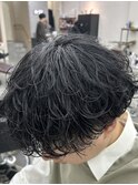 爽やか好印象メンズ波巻きパーマ