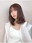 ミディアムレイヤー×ショコラブラウン