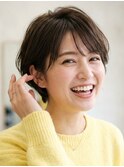 耳掛けもかわいい♪ゆるフワショート　20代30代40代50代