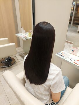 ゼルアヴェダ イオンモール与野(ZELE AVEDA) long×髪質改善縮毛矯正