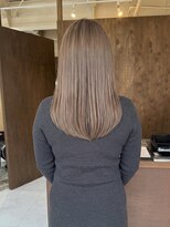 零秒女髪 千里丘店&nbsp;まとまりのある艶感上品ロングヘアカラー髪質改善艶髪