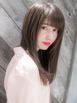 ルティア(Lutia)&nbsp;フェザーロング ナチュラルブラウン シースルーバング☆