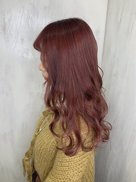 アンフィドットドゥルドゥ(AnFye.dueldo) 【AnFye.dueldo 】鮮やかRED・PINK× ツヤサラ髪