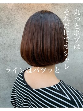 スイート ヘアデザイン(Suite HAIR DESIGN) 大人かわいい☆小顔リップライン丸みぱっつんボブ