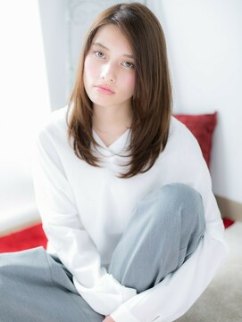 アルバハナレ 横浜(αlba HANARE) 関内/髪質改善/ナチュラルエアストレート×メルトカラーa