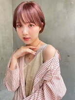 ロジッタ(ROJITHA)&nbsp;【ROJITHA原宿表参道】ピンクベージュ×ハンサムショート