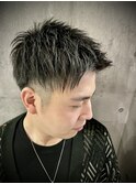 王道ツーブロックジェットモヒカン風[新宿][バーバー][床屋]