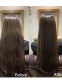 髪質改善カラー