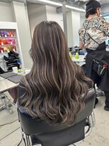 ジルブラン(JIL BLAN)&nbsp;ハイライトバレイヤージュダブルカラー20代30代40代グレージュ