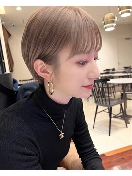 キアラ(Kchiara) ハイトーンミルクティーマッシュショートkchiara福岡川野直人