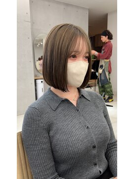 サンド 鹿児島中央(sand) @sei___sandミルクティー/ボブ/鹿児島中央駅