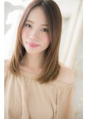 *CUORE松戸*センターパートで小顔ストレート#夏のヘアアレンジ