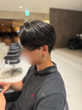 アヴァンスクロス あべのルシアス店(AVANCE. CROSS) メンズマッシュ×センターパート