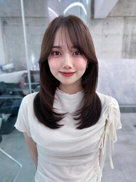 フィヴェント(Fivent) 人気のカーテン前髪☆お上品な内巻きレイヤースタイル/似合わせ