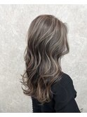 コントラスト極ハイライト☆グレーベージュ