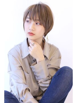 オーロ 緑地公園店(ORO) 20代30代40代50代ボブルフネビージュ小顔ワンレンショート