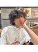 【エイチ原宿】 メンズ波巻きツイストスパイラルパーマ