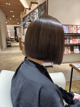 サラビューティーサイト 志免店(SARA Beauty Sight) 20代ベージュカラーとボブカット