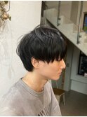メンズショート×ニュアンスパーマ