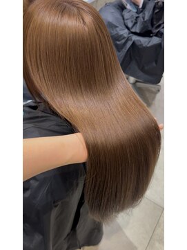 フリーラ 表参道(freera) ブリーチなしダブルカラーヘーゼルベージュミルクティーベージュ