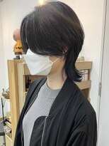 ショートウルフアッシュブルー