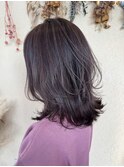 人気なくすみカラー！上品な艶感と透明感のあるくすみピンク