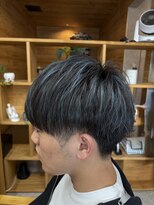 メルト(MELT) マッシュショート ハイライトブルー