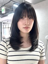 シェノン 心斎橋(CHAINON)&nbsp;【Shiori】ワンカールレイヤー/シースルーバング/髪質改善