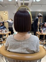 ロンド シャルム 吉祥寺(Lond charme)&nbsp;暗めカラー/ボブ/顔周り/前髪/レイヤー/髪質改善/縮毛矯正