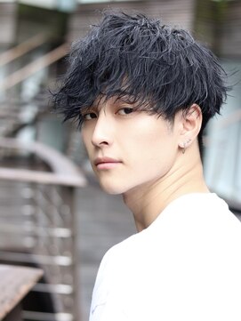 ルーシー 川越(LUCEY) ツイストスパイラル波巻きパーマシャドウパーマメンズパーマ