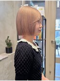 LomaliaHILLSケアブリーチハイトーンボブ