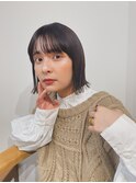 似合わせカット/大人ガーリー/ダークアッシュ【千葉/千葉駅】
