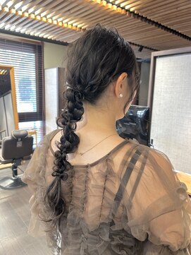 ゼロヘアー(zero hair) 編みおろし
