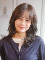 ベレッタ ネヤガワ(veretta. neyagawa)&nbsp;結んでも可愛い★後れ毛/顔周りレイヤー/骨格補正/今っぽミディ