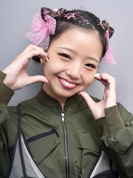 レボル(REVOL) 木村萌那ちゃんK1記者会見ヘアセット☆ヘアアレンジヘアメイク