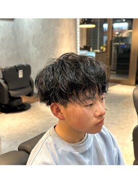 ザ クラン バイ ヘッドライト 仙台長町店(THE CLAN by HEADLIGHT) 【人気メンズパーマ】メンズマッシュシャドウパーマ