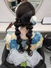 ★花火大会名記入の限定★ヘアセット+浴衣着付￥5500