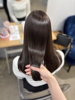 リラクオーレ 三宮 元町(LIRA CUORE)&nbsp;透明感グレージュ×髪質改善縮毛矯正