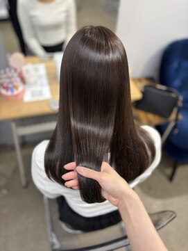 リラクオーレ 三宮 元町(LIRA CUORE) 透明感グレージュ×髪質改善縮毛矯正