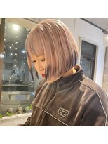 エイン(EYN)&nbsp;PINKベージュ×エンドカラー