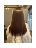 髪質改善×酸性ストレート×艶髪ロング