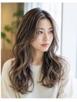 アースオーセンティック 小平店(EARTH Authentic) 脱白髪染めハイライト×ロングレイヤー