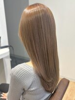 美容室 スタイルエキシティ(STYLE EKI CITY)&nbsp;サンドベージュ 顔周りカット 髪質改善トリートメント 透明感