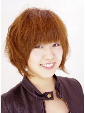 ノーマジーン(Norma jean) マシュマロみたいなふわふわ感と厚めバングで女の子らしく！