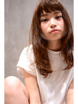 ミラバイグリーン(Mira by green) perm風×straight touch♪-『semilong』-