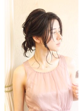 ソース 高槻(SOURCE) 【source】編み込みアレンジセミディ